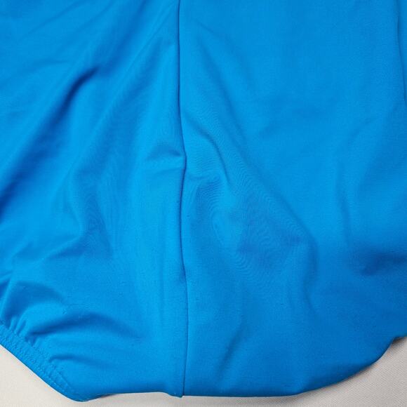 Lands' End Mastectomy Scoop Neck Tugless Sporty One Piece Swimsuit Size 14 - Picture 4 of 8